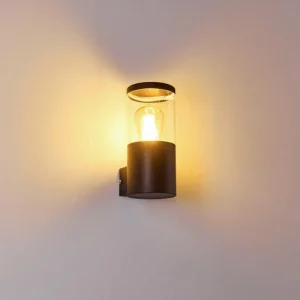hofstein Applique murale d'extérieur Bodio Noir, 1 lumière* Lampes Modernes