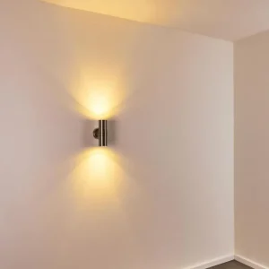 hofstein Applique murale d'extérieur Satava LED Chrome, 1 lumière* Lampes Modernes