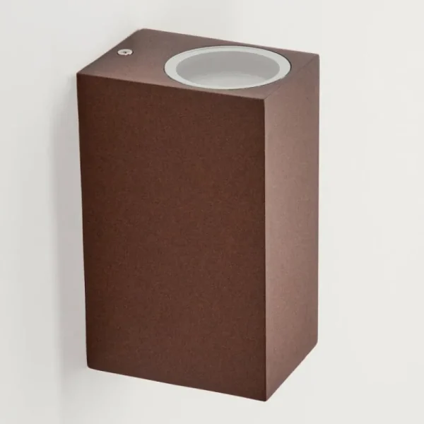 hofstein Applique murale d'extérieur Kingstown Rouille, 2 lumières* Lampes Modernes