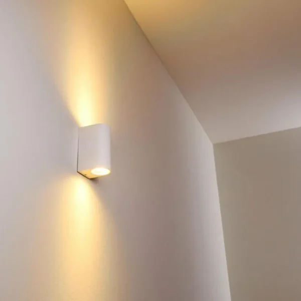 hofstein Applique murale d'extérieur Nordborg LED Blanc, 2 lumières* Lampes Modernes