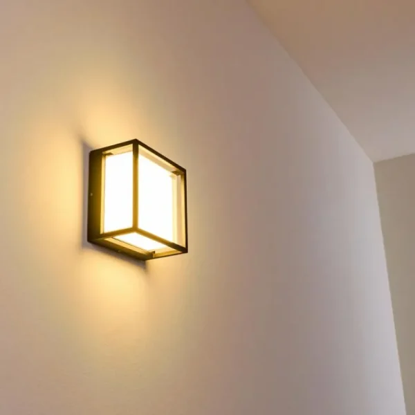 hofstein Applique murale d'extérieur Lysabild LED Noir, 1 lumière* Lampes Modernes