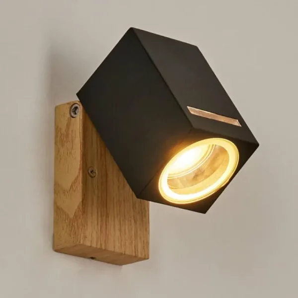 hofstein Applique murale d'extérieur Auchac Couleur bois, Écru, 1 lumière* Lampes Modernes
