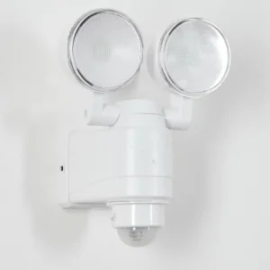 hofstein Applique murale d'extérieur Anyarhwi LED Blanc, 2 lumières, Détecteur de mouvement* Lampes Modernes