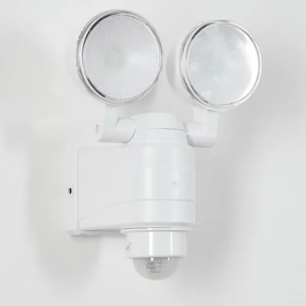 hofstein Applique murale d'extérieur Anyarhwi LED Blanc, 2 lumières, Détecteur de mouvement* Lampes Modernes