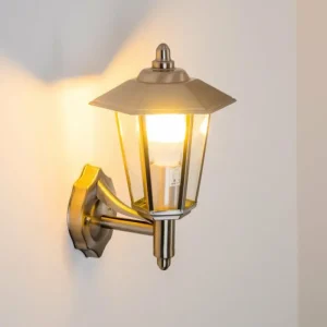 hofstein Applique murale d'extérieur Moskau Acier inoxydable, 1 lumière* Lampes Modernes