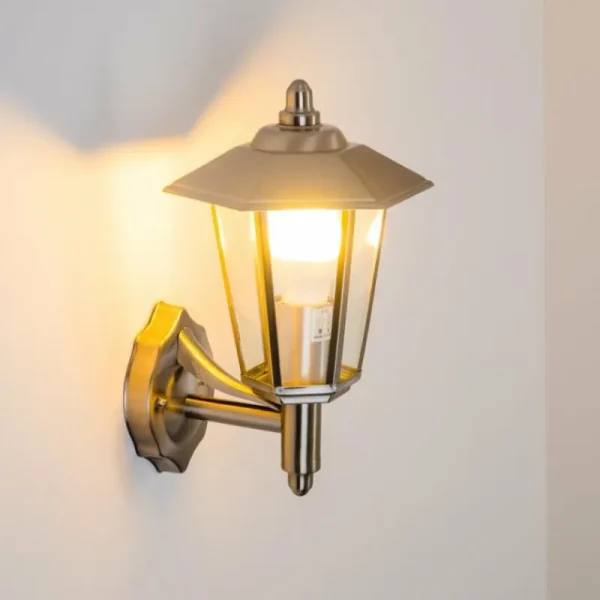 hofstein Applique murale d'extérieur Moskau Acier inoxydable, 1 lumière* Lampes Modernes