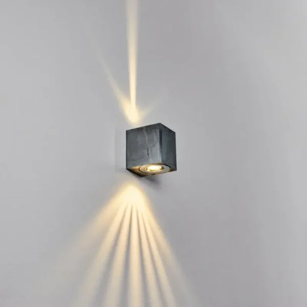 hofstein Applique murale d'extérieur Mora LED Nickel mat, 2 lumières* Lampes Modernes