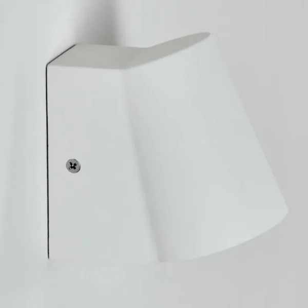 hofstein Applique murale d'extérieur Swisher LED Blanc, 1 lumière* Lampes Modernes