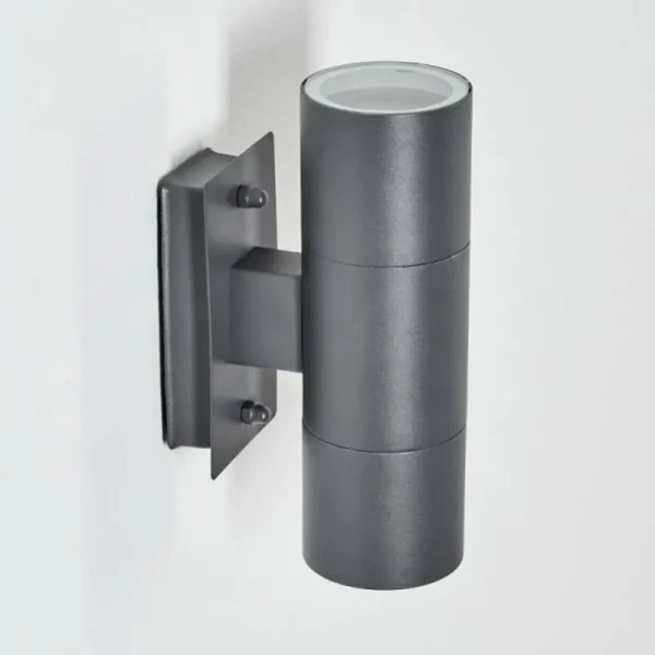 hofstein Applique murale d'extérieur Malaga Anthracite, 2 lumières* Lampes Modernes