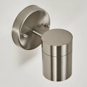 hofstein Applique murale d'extérieur Bessiebelle Acier inoxydable, Blanc, 1 lumière* Lampes Modernes