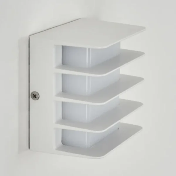 hofstein Applique murale d'extérieur Guichard LED Blanc, 1 lumière* Lampes Modernes