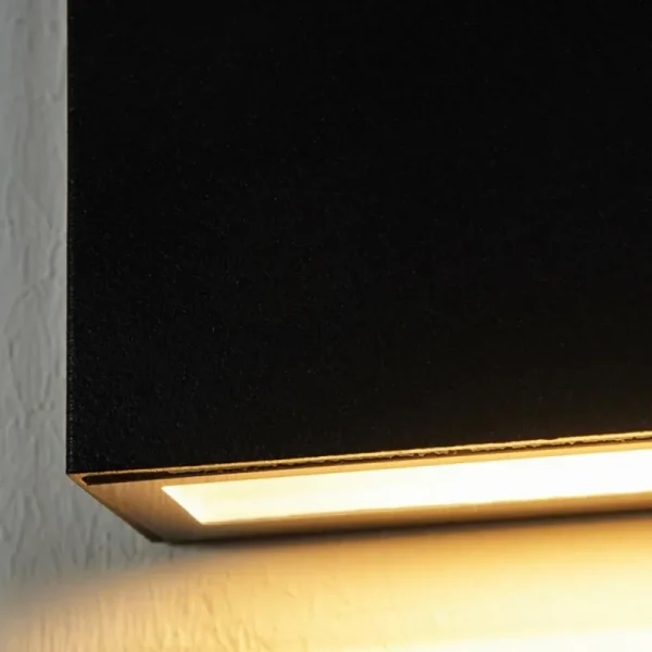 hofstein Applique murale d'extérieur Spidern LED Noir, Blanc, 1 lumière* Lampes Modernes