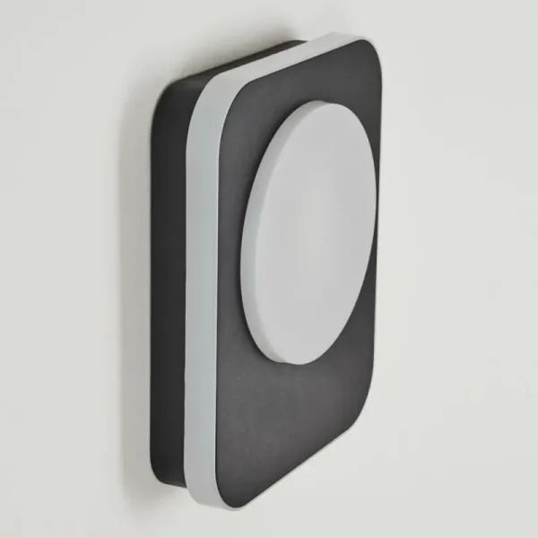 hofstein Applique murale d'extérieur Haga LED Noir, 1 lumière* Lampes Modernes