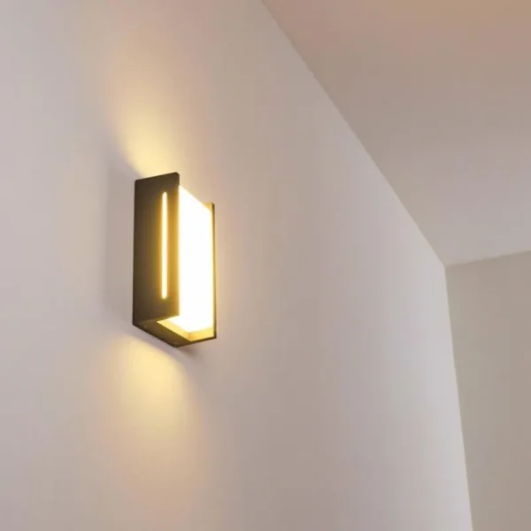 hofstein Applique murale d'extérieur Torhamn LED Anthracite, 1 lumière* Lampes Modernes