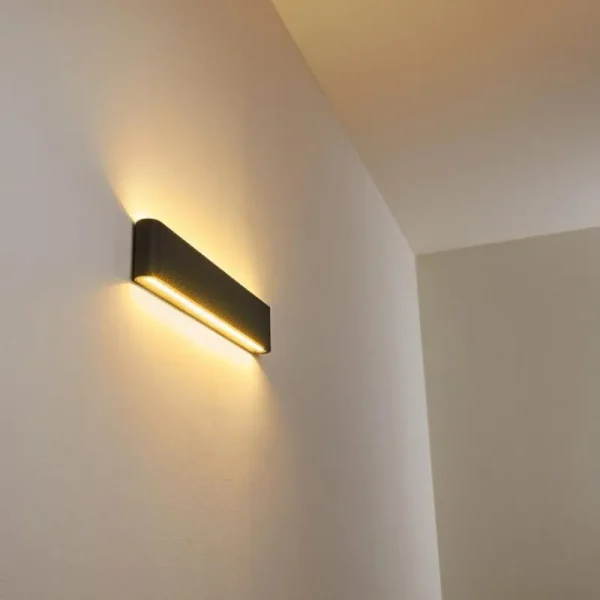 hofstein Applique murale d'extérieur Tinglev Anthracite, 2 lumières* Lampes Modernes
