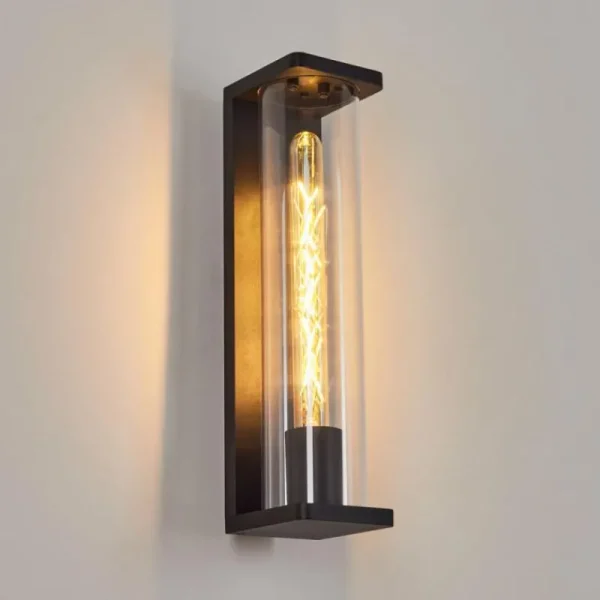 hofstein Applique murale d'extérieur Mataka Noir, 1 lumière* Lampes Modernes