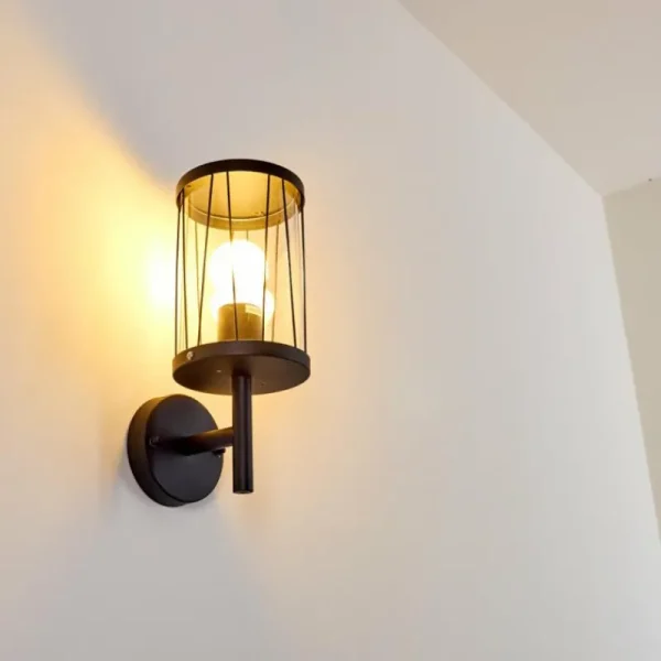 hofstein Applique murale d'extérieur Torsa Noir, 1 lumière* Lampes Modernes