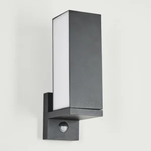 hofstein Applique murale d'extérieur Swanek LED Anthracite, 1 lumière, Détecteur de mouvement* Lampes Modernes