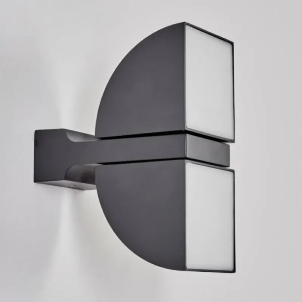 hofstein Applique murale d'extérieur Kontenga LED Anthracite, 2 lumières* Lampes Modernes