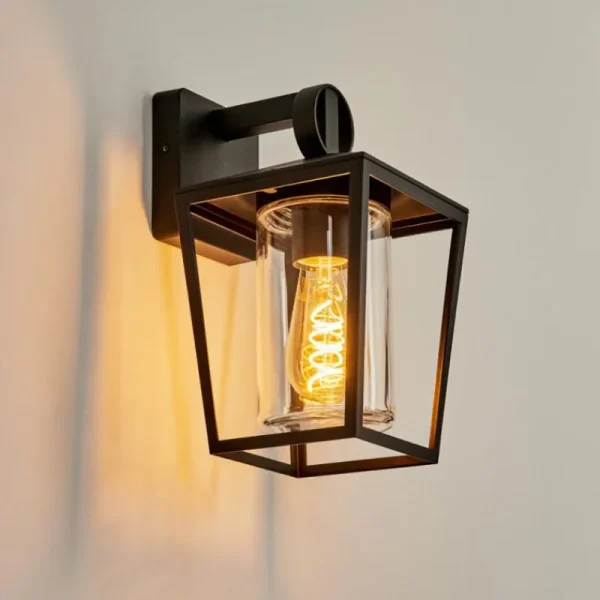 hofstein Applique murale d'extérieur Heinonen Noir, 1 lumière* Lampes Modernes