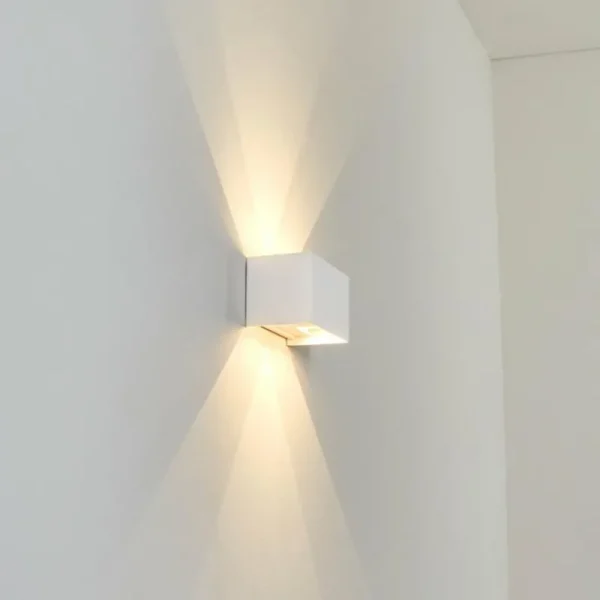 hofstein Applique murale d'extérieur Tamarin LED Blanc, 1 lumière* Lampes Modernes