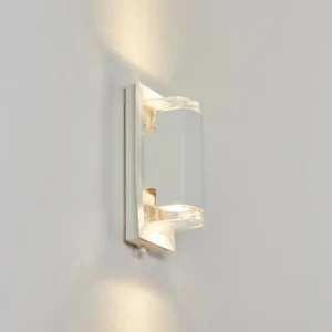 hofstein Applique murale d'extérieur Nabawa Blanc, 2 lumières* Lampes Modernes