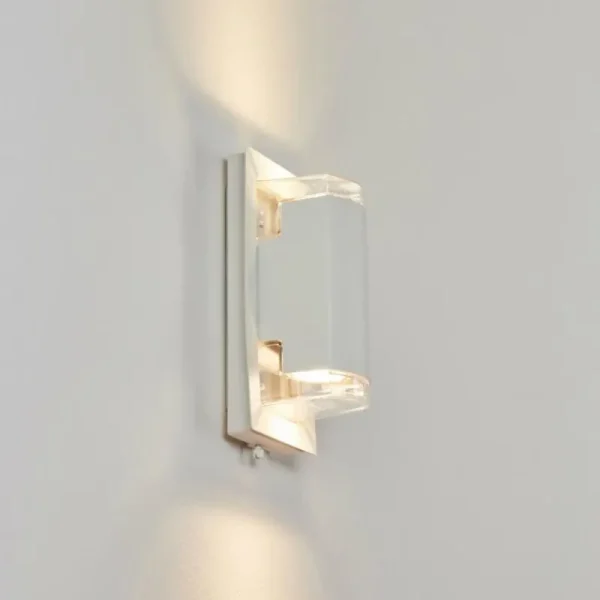 hofstein Applique murale d'extérieur Nabawa Blanc, 2 lumières* Lampes Modernes
