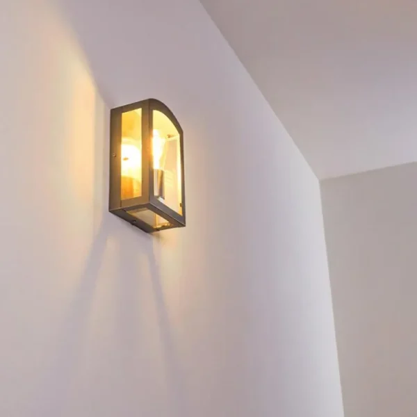 hofstein Applique murale d'extérieur Chipola Acier inoxydable, 1 lumière* Lampes Modernes