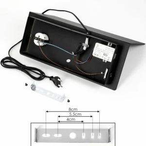 hofstein Applique murale Diamoukope Noir, 1 lumière* Lampes Modernes