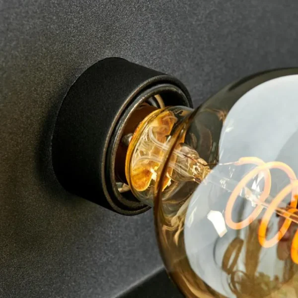 hofstein Applique murale Diamoukope Noir, 1 lumière* Lampes Modernes