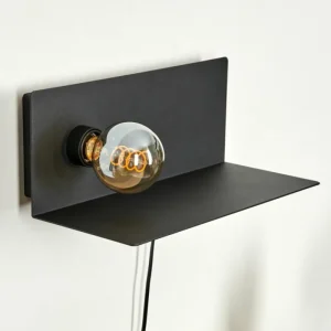 hofstein Applique murale Diamoukope Noir, 1 lumière* Lampes Modernes