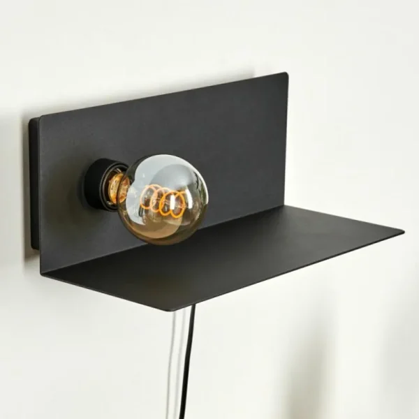 hofstein Applique murale Diamoukope Noir, 1 lumière* Lampes Modernes