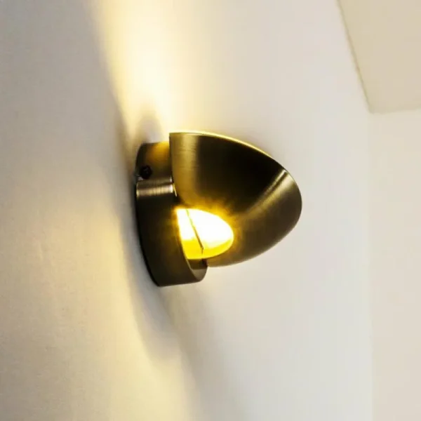 hofstein Applique murale Dominical LED Laiton, 2 lumières* Lampes En Verre