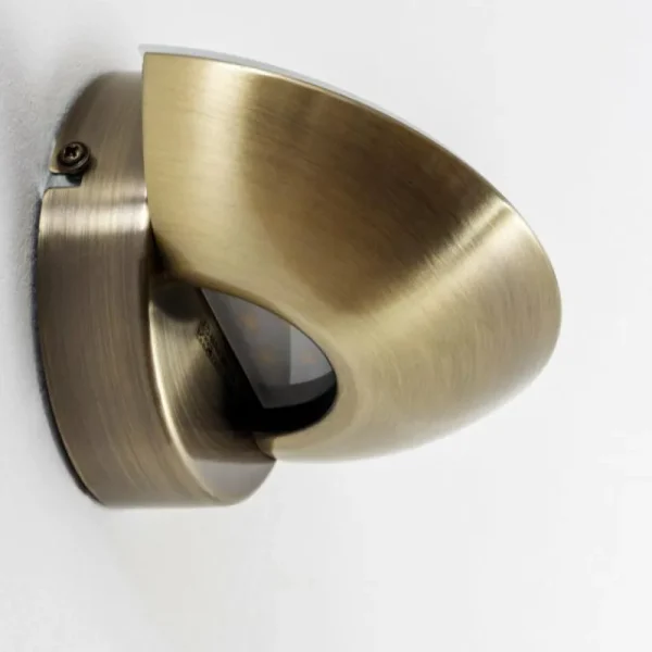 hofstein Applique murale Dominical LED Laiton, 2 lumières* Lampes En Verre