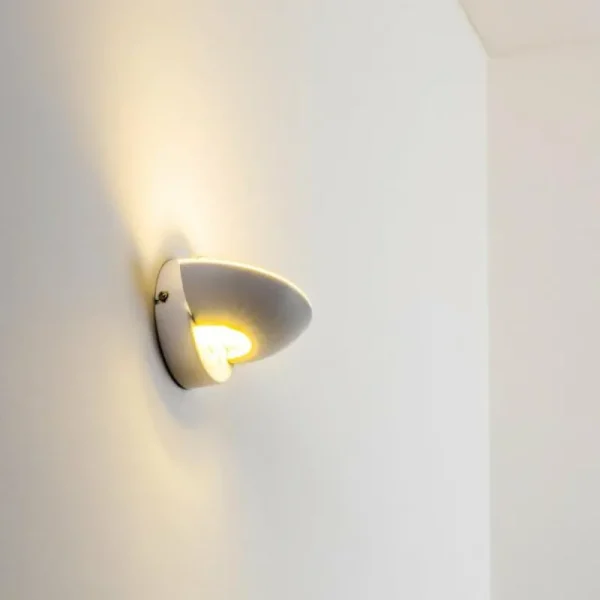 hofstein Applique murale Dominical LED Blanc, 2 lumières* Lampes En Verre