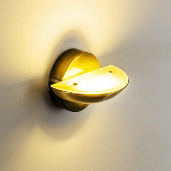hofstein Applique murale Dominical LED Laiton, 2 lumières* Lampes En Verre