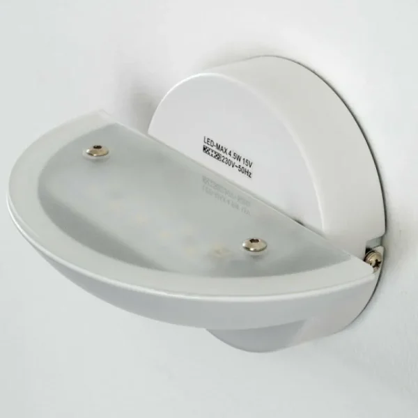 hofstein Applique murale Dominical LED Blanc, 2 lumières* Lampes En Verre