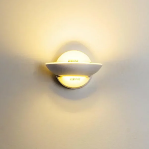 hofstein Applique murale Dominical LED Blanc, 2 lumières* Lampes En Verre