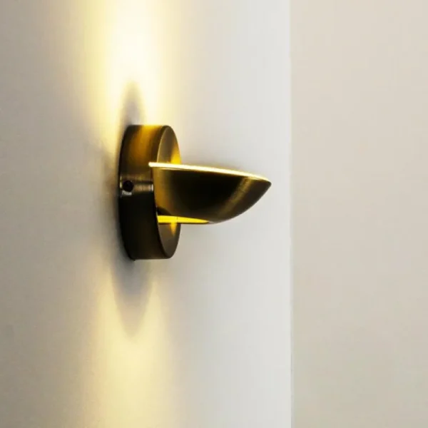 hofstein Applique murale Dominical LED Laiton, 2 lumières* Lampes En Verre