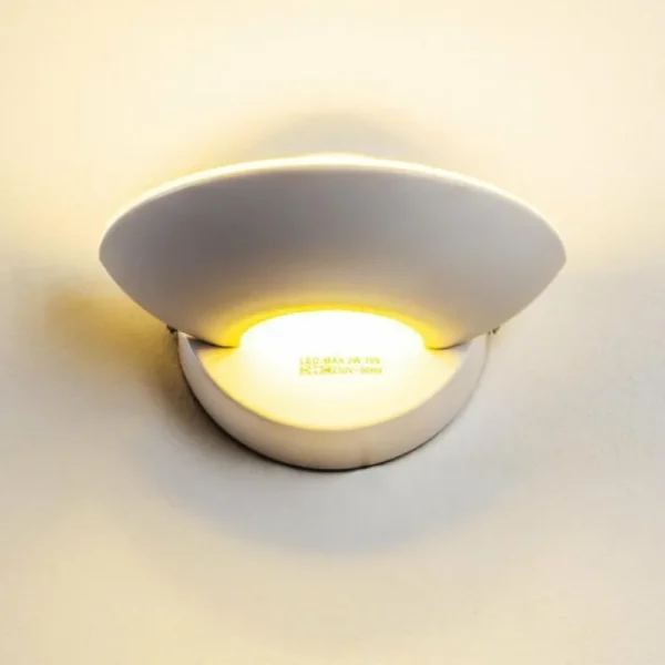 hofstein Applique murale Dominical LED Blanc, 2 lumières* Lampes En Verre