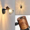 hofstein Applique murale Errested Bois foncé, Noir, 1 lumière* Lampes Modernes