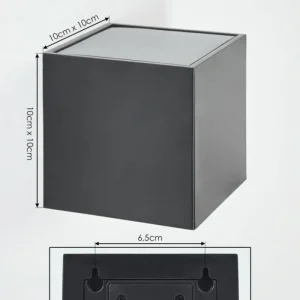 hofstein Applique murale extérieure solaire Lapeer LED Noir, 1 lumière* Lampes Modernes