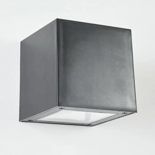hofstein Applique murale extérieure solaire Lapeer LED Noir, 1 lumière* Lampes Modernes