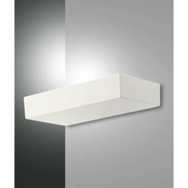 Luminaires Fabas Luce Applique murale Fabas Luce Emma LED Blanc, 1 lumière* Lampes En Verre