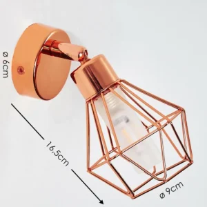 hofstein Applique murale Ferrand Cuivre, 1 lumière* Lampes Modernes
