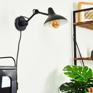 hofstein Applique murale Fort Noir, 1 lumière* Lampes Modernes