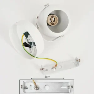 hofstein Applique murale Gadmen Chrome, Blanc, 1 lumière* Lampes Modernes
