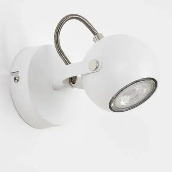 hofstein Applique murale Gadmen Chrome, Blanc, 1 lumière* Lampes Modernes