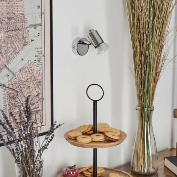 hofstein Applique murale Grafberg Chrome, 1 lumière* Lampes Modernes