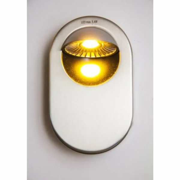 hofstein Applique murale Granada LED Nickel mat, 1 lumière* Lampes Modernes